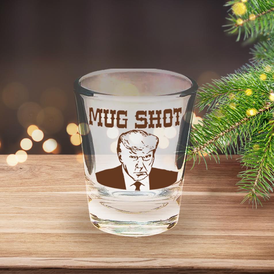 Trump Mug-SHOT Glass – End The Wokeness
