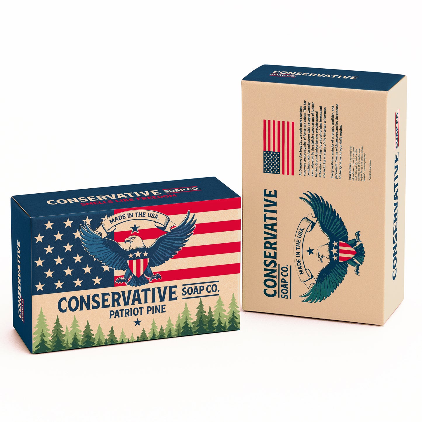 Conservative Soap Co. - Patriot Pine 4oz Bar
