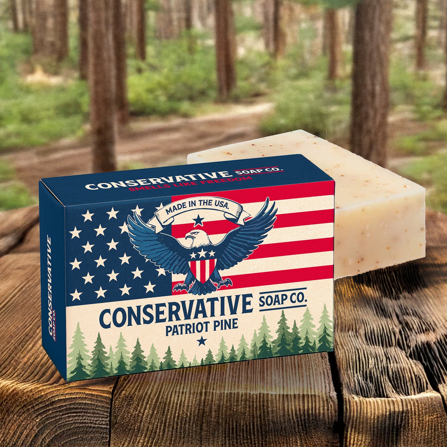 Conservative Soap Co. - Patriot Pine 4oz Bar