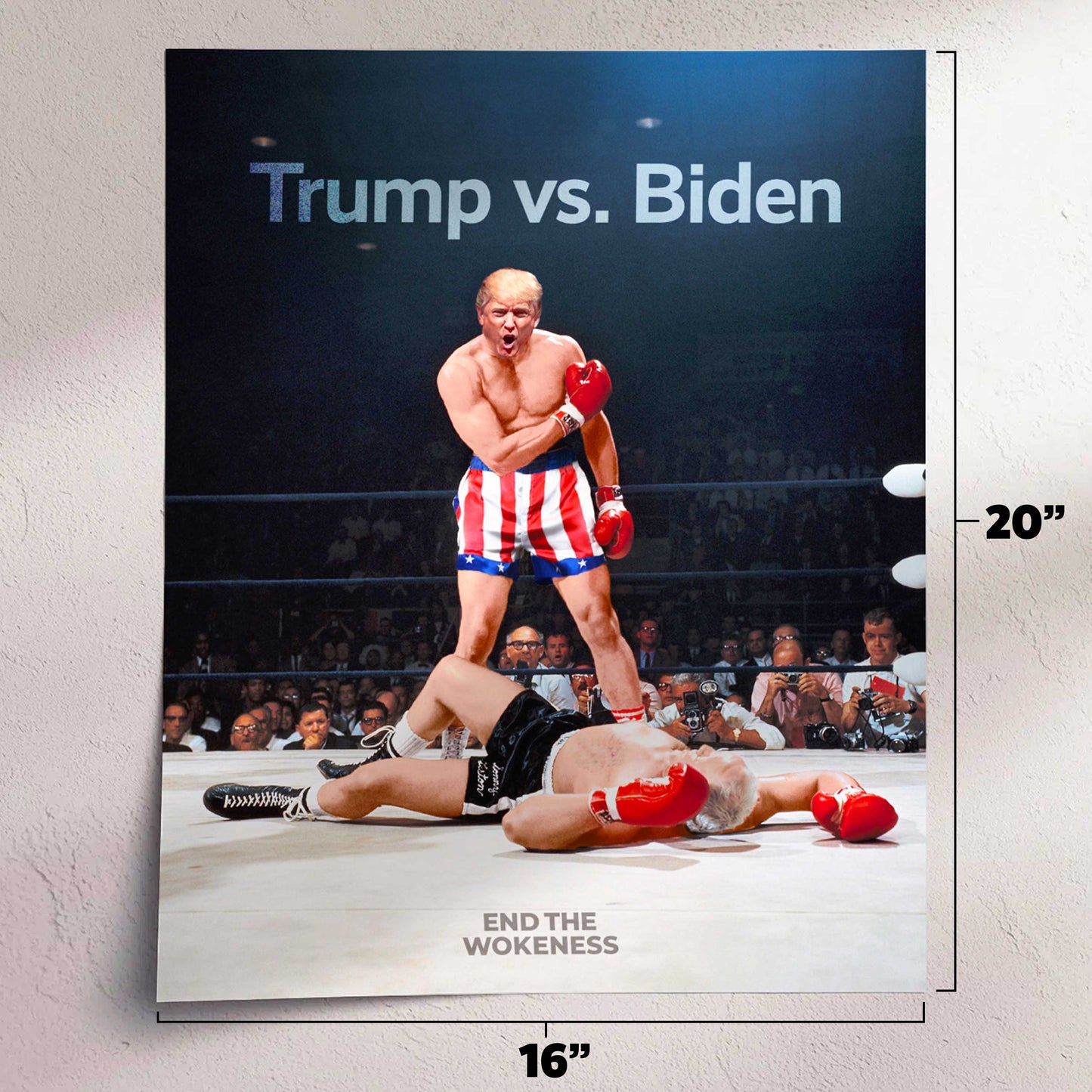 Trump vs. Biden Poster - Muhammad Ali Parody