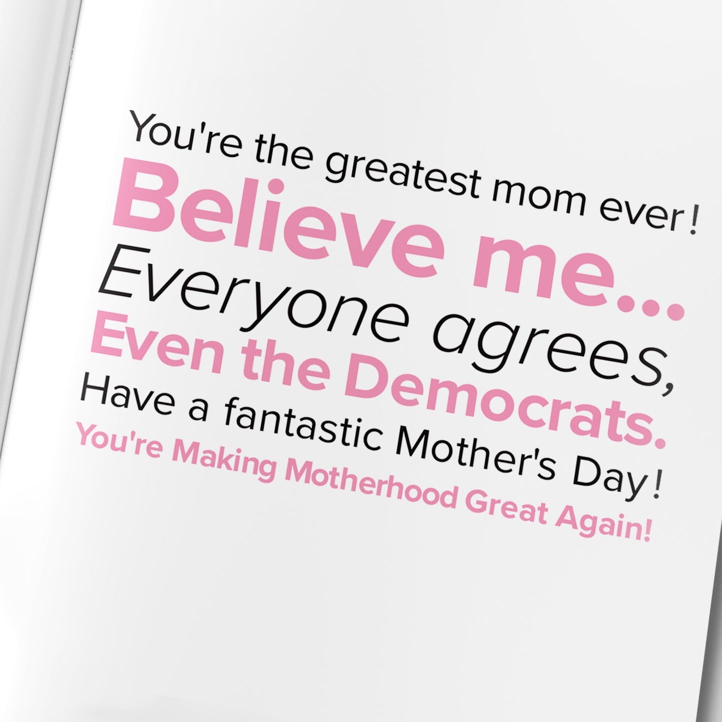 Trump Mother's Day Card - Making Motherhood Great Again