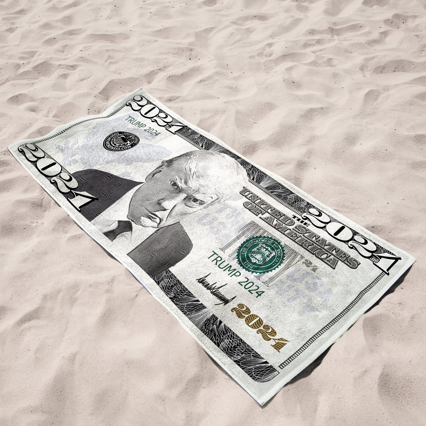 Trump Money Beach Towel