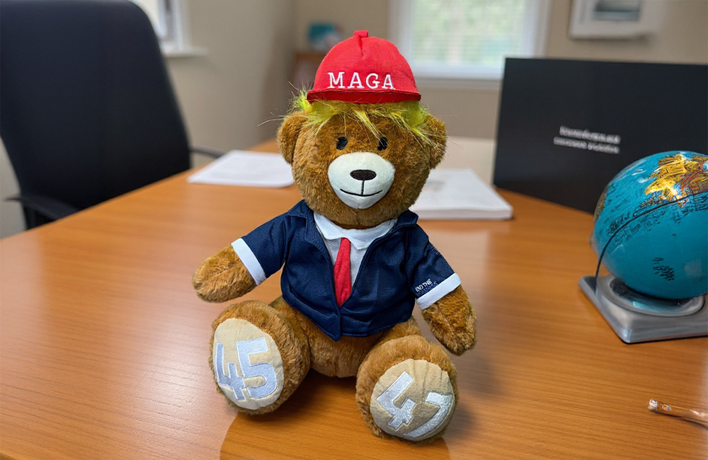 Trump MAGA Stuffed Bear