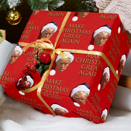 Trump Christmas Wrapping Paper