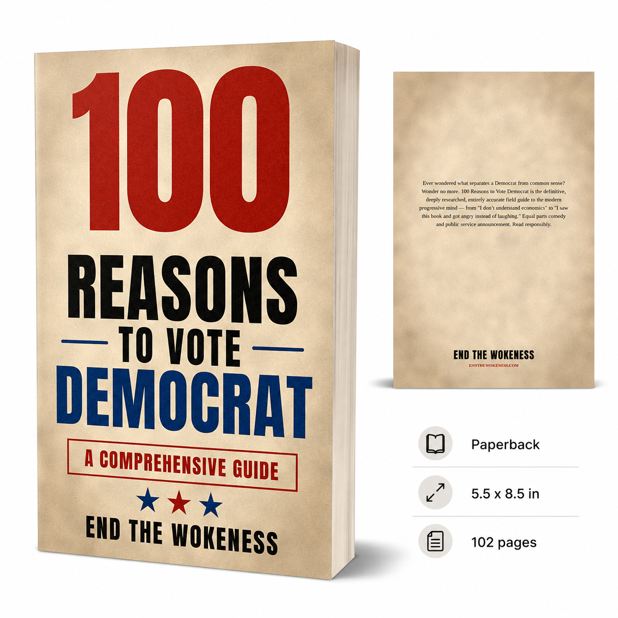 100 Reasons to Vote Democrat Book