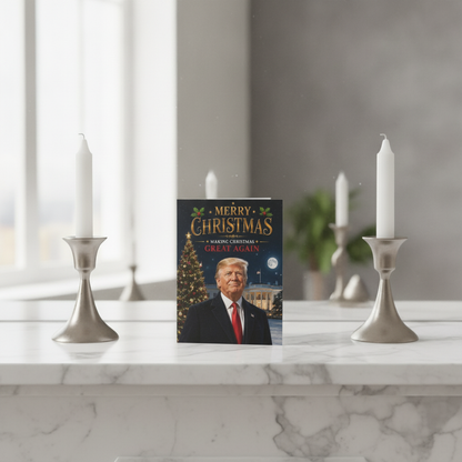 Trump Christmas Card - White House Edition