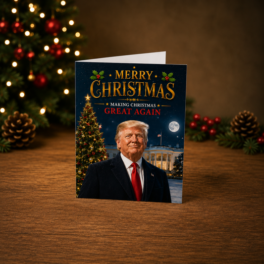 Trump Christmas Card - White House Edition