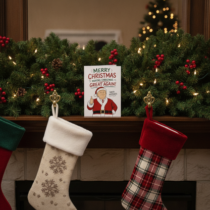 Trump Christmas Card - Illustrated Edition