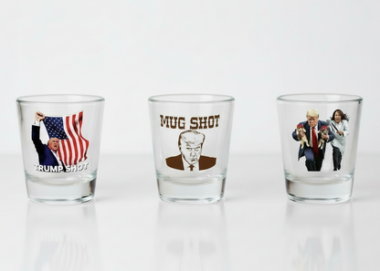 3 Trump Shot Glass Bundle