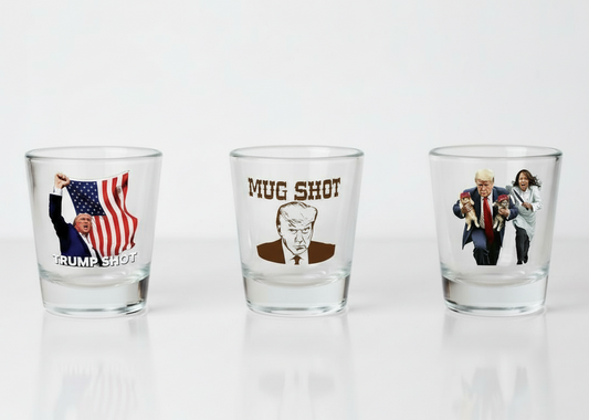 3 Trump Shot Glass Bundle