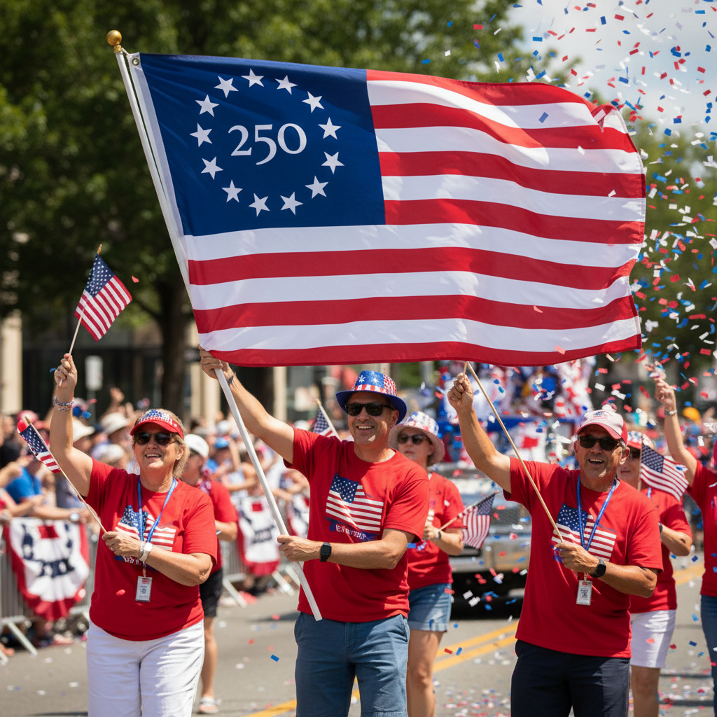 FREE, 250th Anniversary American Heritage Flag