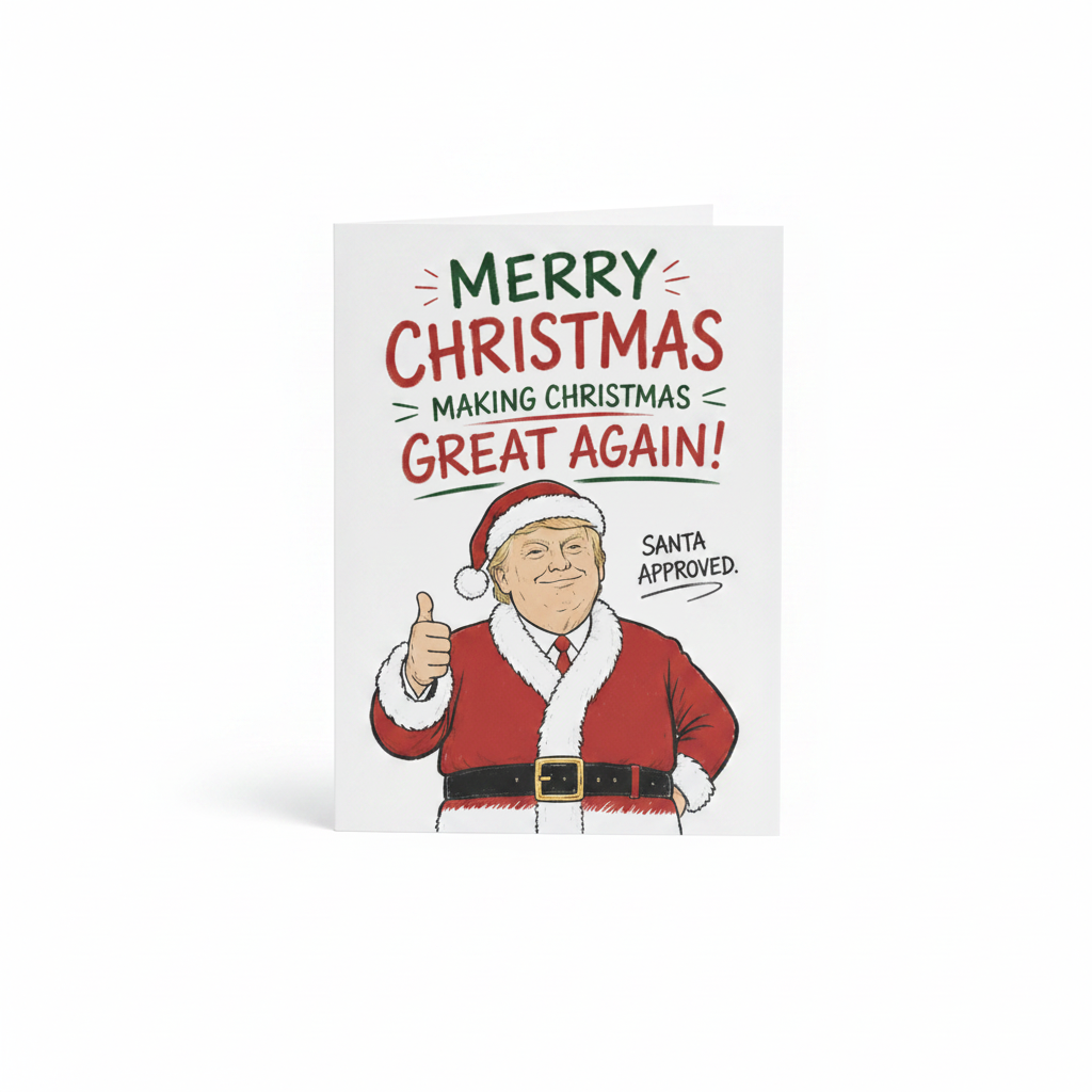 Trump Christmas Card - Illustrated Edition