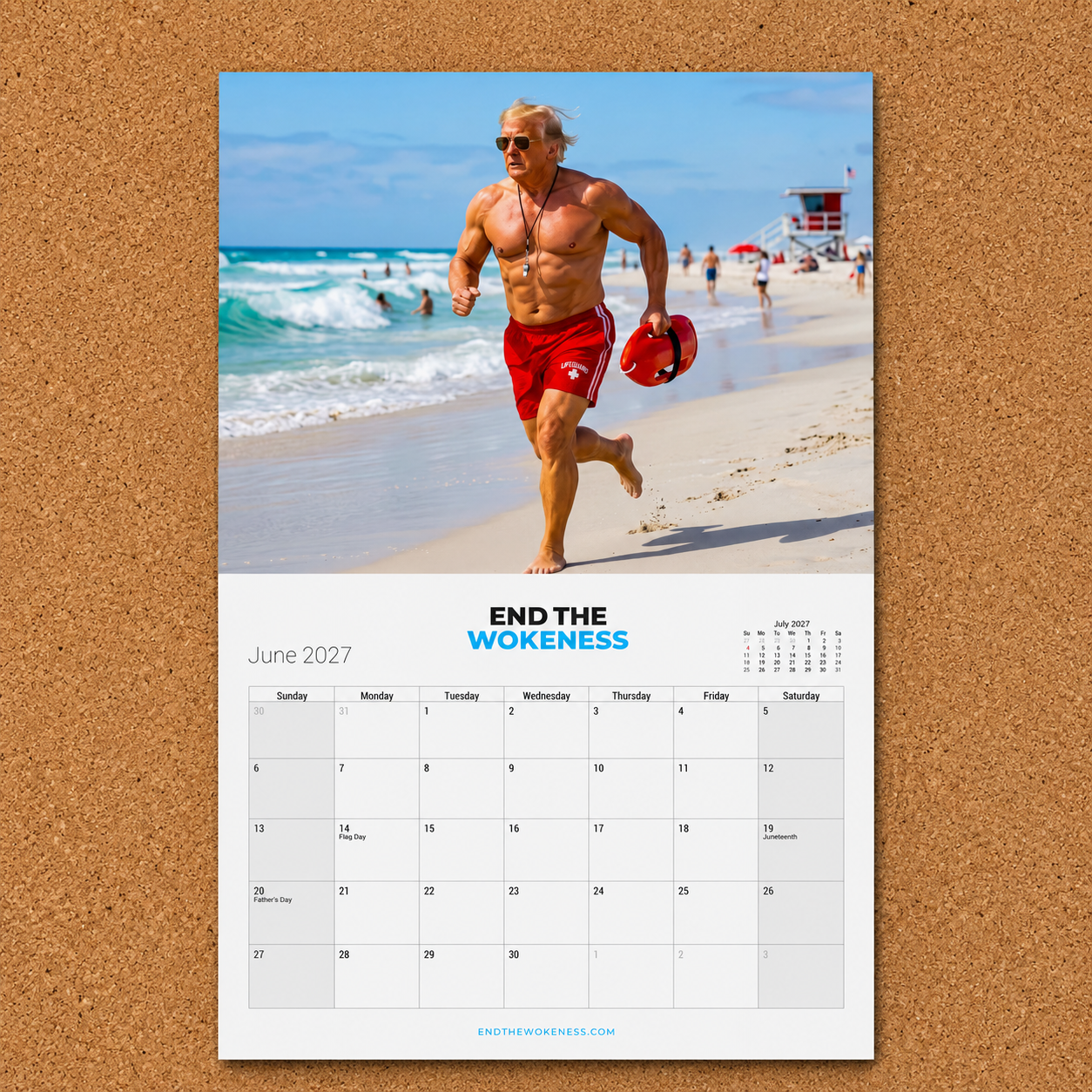 Sexy Trump Calendar 2027