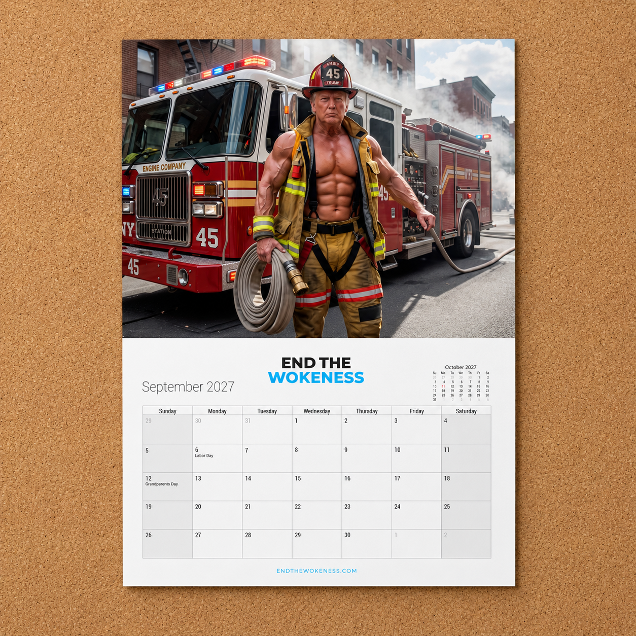 Sexy Trump Calendar 2027