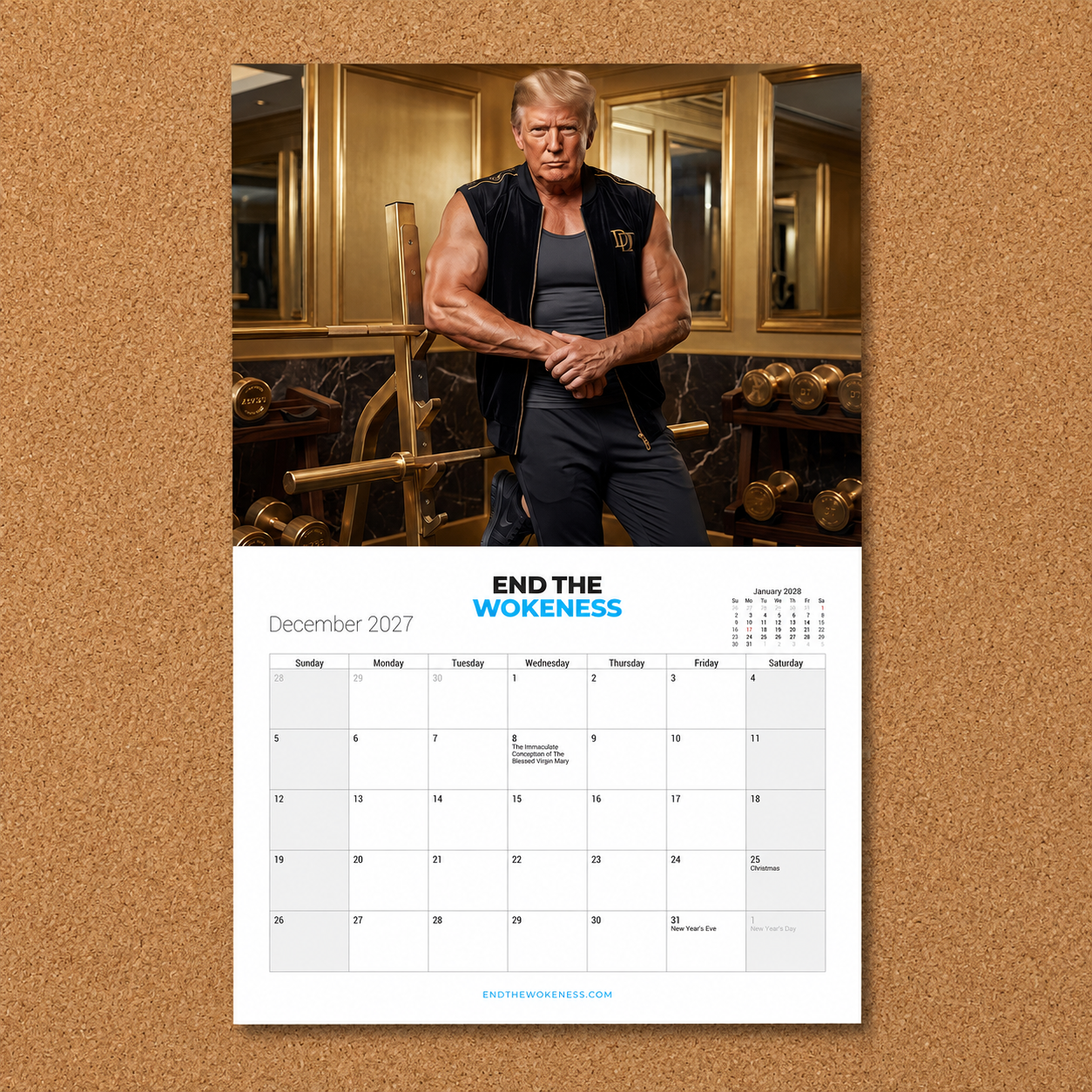 Sexy Trump Calendar 2027