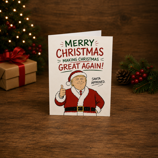 Trump Christmas Card - Illustrated Edition