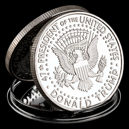 Commemorative Trump Silver Coin