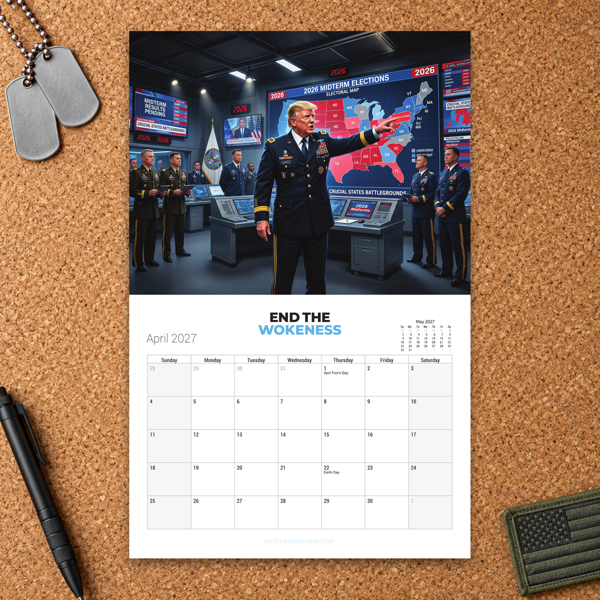 2027 Trump Military Calendar