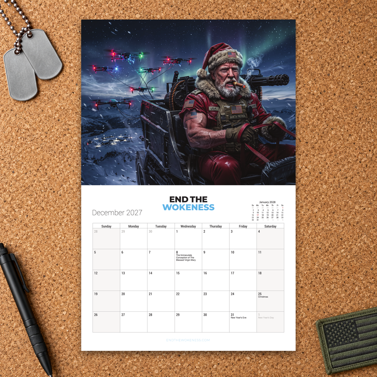 2027 Trump Military Calendar