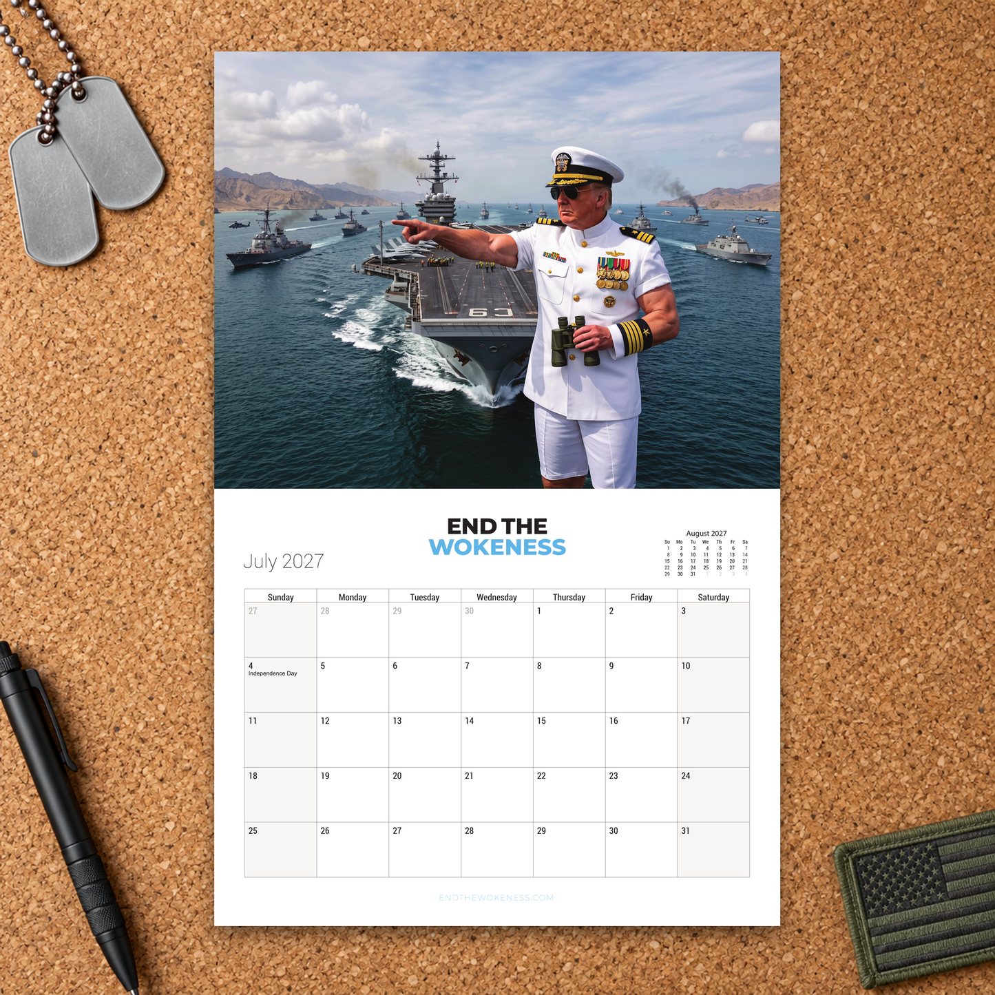 2027 Trump Military Calendar