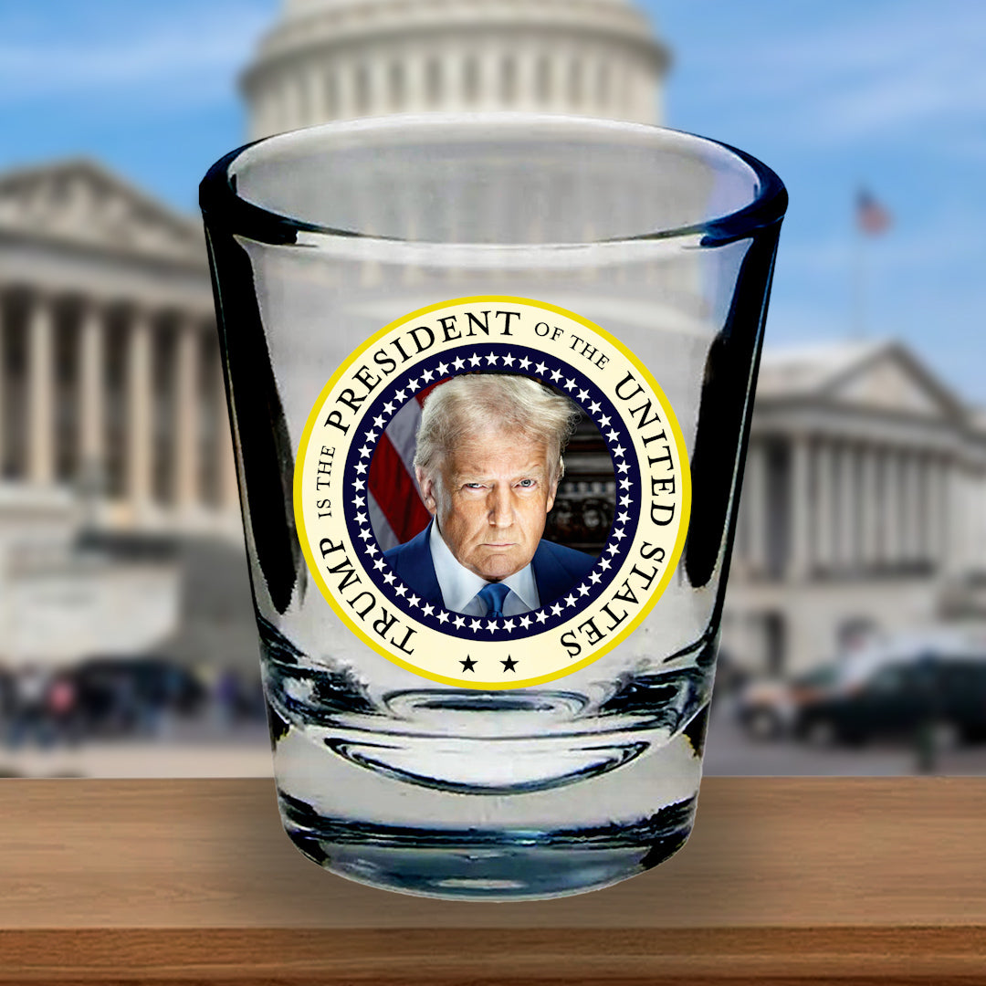 Trump Presidential Portrait - Shot Glass