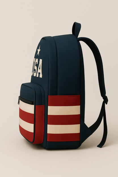 USA Patriotic Backpack – Classic Star & Stripes Design