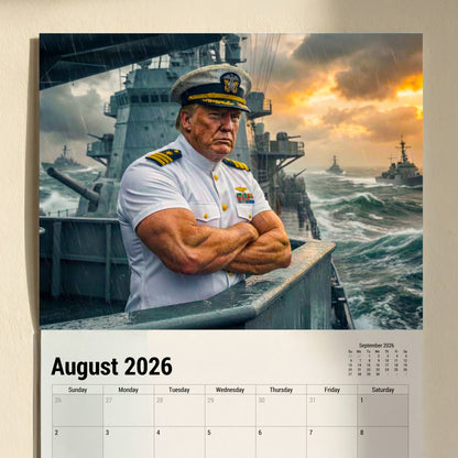Trump 2026 Military Calendar – Commander-in-Chief Edition