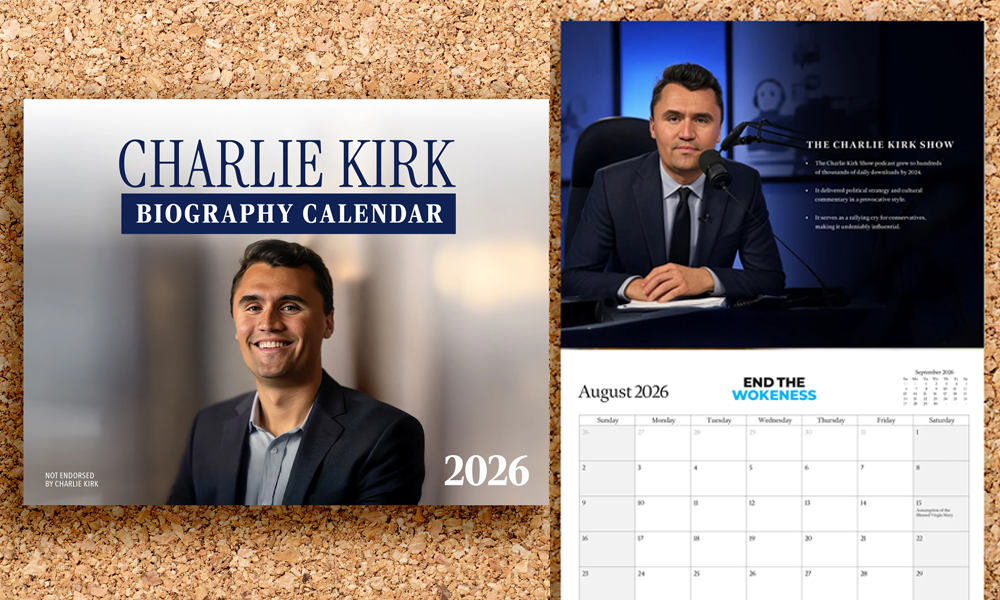 Charlie Kirk 2026 Biography Calendar (Not Endorsed by Charlie Kirk)