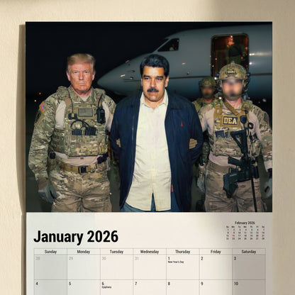Trump 2026 Military Calendar – Commander-in-Chief Edition