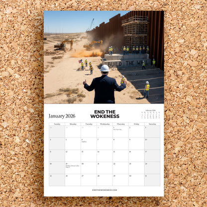 Trump Border Control 2026 Calendar