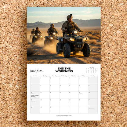 Trump Border Control 2026 Calendar