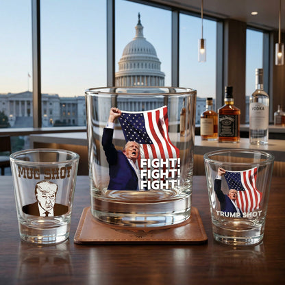 Trump Father's Day Glassware Bundle