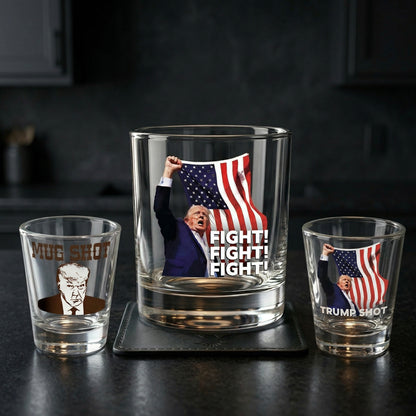Trump Father's Day Glassware Bundle