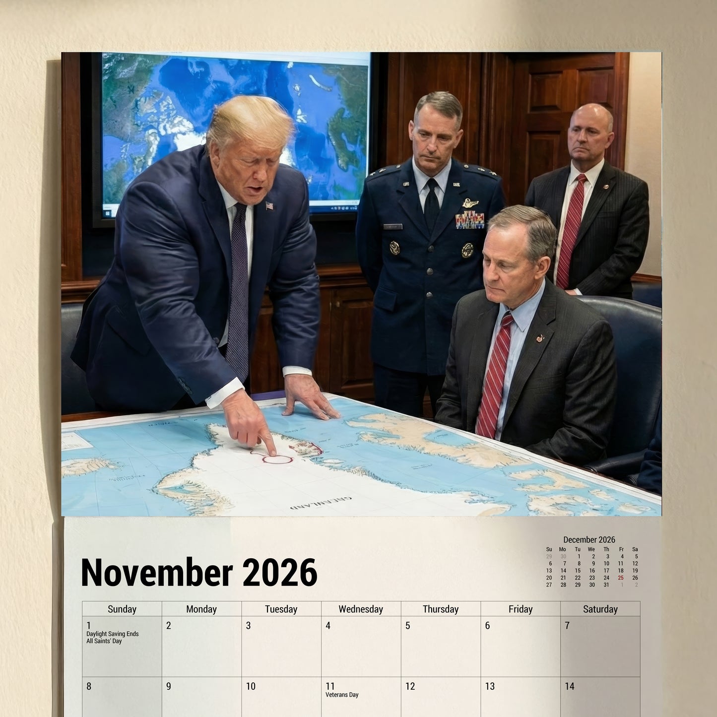 Trump 2026 Military Calendar – Commander-in-Chief Edition