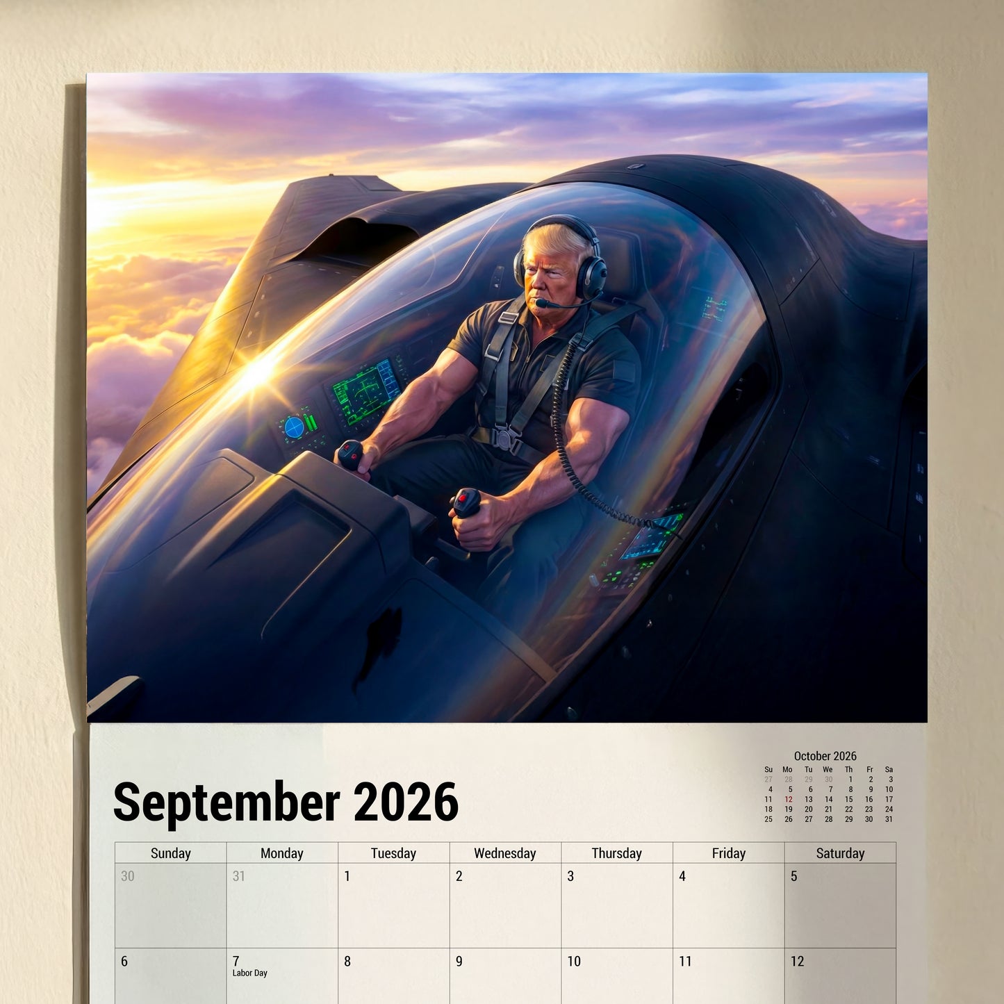 Trump 2026 Military Calendar – Commander-in-Chief Edition