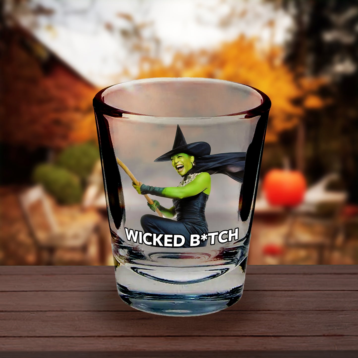 Wicked Witch Kamala Shot Glass